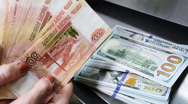 Đồng ruble đứng ở mức 72,46 ruble đổi 1 USD. (Nguồn: Sputnik)