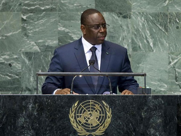  Tổng thống Senegal Macky Sall phát biểu tại một cuộc họp của Liên hợp quốc. (Nguồn: un.org)