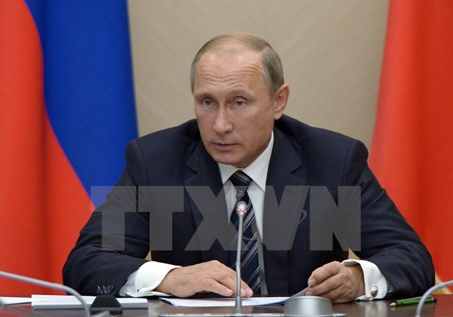 Tổng thống Nga Vladimir Putin. (Ảnh: AFP/TTXVN)