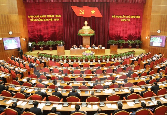 The 14th meeting of the 11th Party Central Committee opened in Hanoi on January 11 