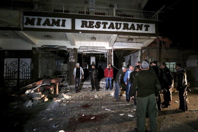 Hiện trường một đánh bom ở Syria, trong đó công dân Malaysia bị nghi là có dính líu. (Nguồn: Reuters)