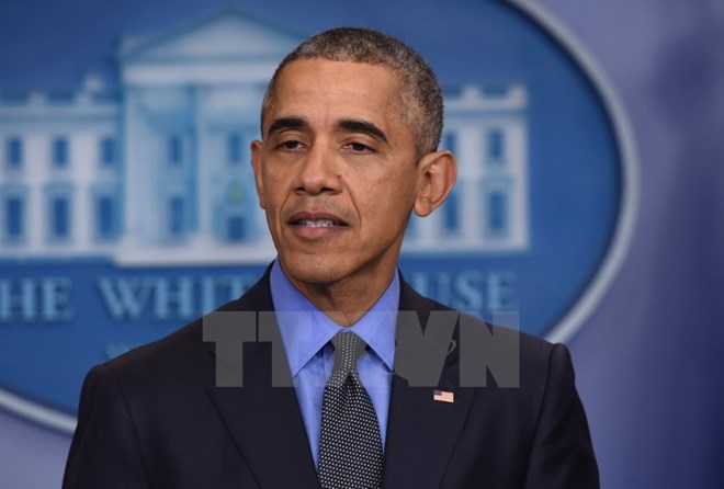 Tổng thống Mỹ Barack Obama. (Ảnh: AFP/TTXVN)