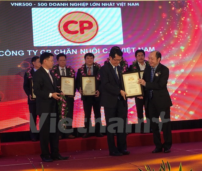 C.P Vietnam ranks 21st among list of Vietnam's largest enterprises