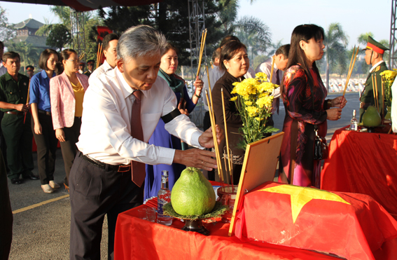 Memorial and reburial service for two martyrs held