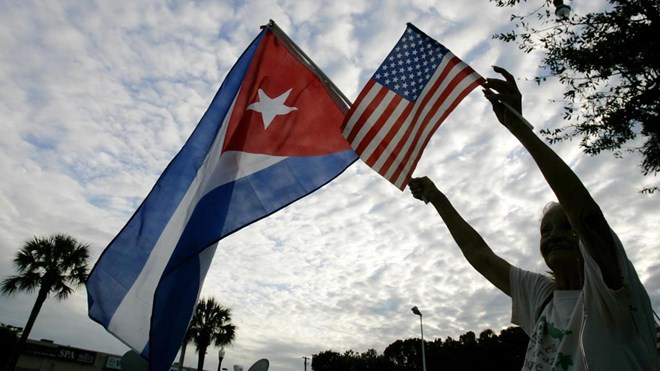 Tiến trình bình thường hóa quan hệ Mỹ-Cuba ghi nhận thêm dấu hiệu tích cực. (Nguồn: latimes.com)