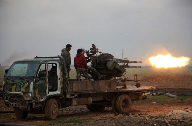 Lực lượng trung thành với chính quyền Syria (Nguồn: AFP)