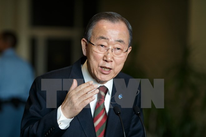 Tổng Thư ký Liên hợp quốc Ban Ki-moon. (Ảnh: THX/TTXVN)