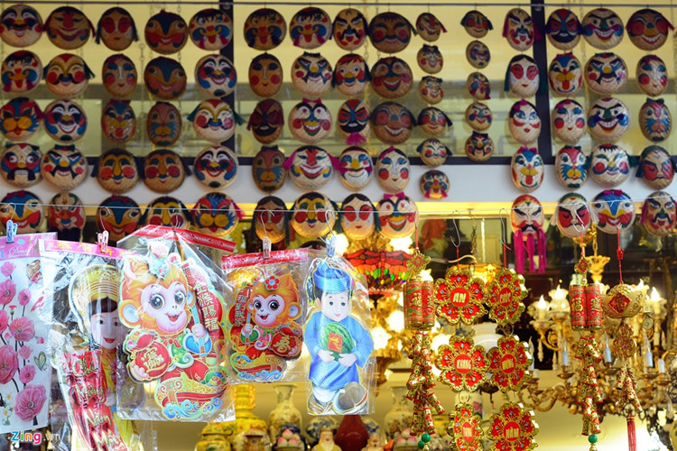 Hanoi’s old quarter brimming with decorations