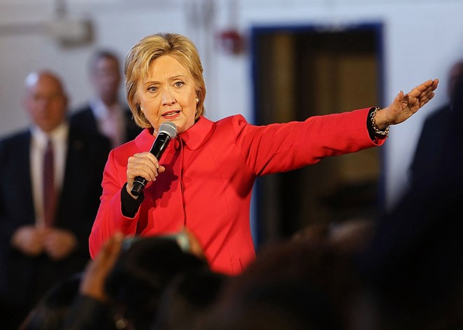 Cựu Ngoại trưởng Mỹ Hillary Clinton. (Nguồn: Getty Images)