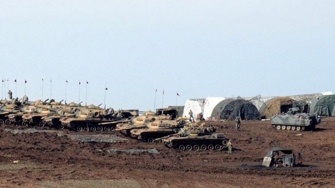 Nga chỉ trích Thổ Nhĩ Kỳ nã pháo vào lực lượng người Kurd ở Syria