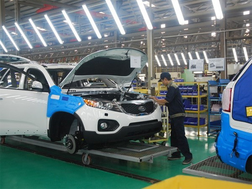 Sorento production line at Thaco Group (Source: VNA)