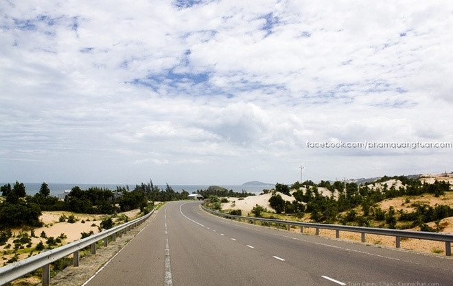 Road linking Bau Trang to Luong Son in the southern province of Binh Thuan