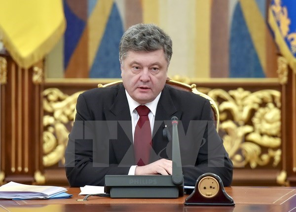 Tổng thống Petro Poroshenko. (Nguồn: AFP/TTXVN)