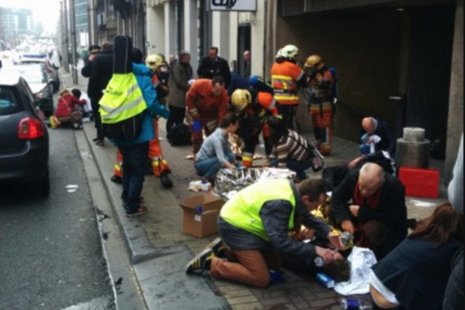 25 người thương vong trong vụ nổ ở ga tàu điện ngầm Maelbeek