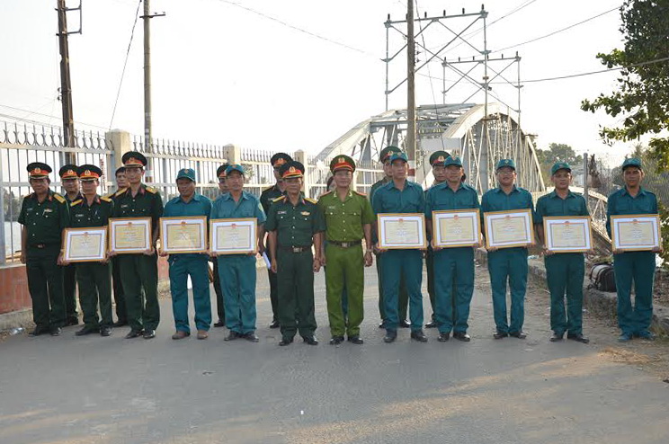 Bộ CHQS tỉnh khen thưởng lực lượng làm nhiệm vụ 