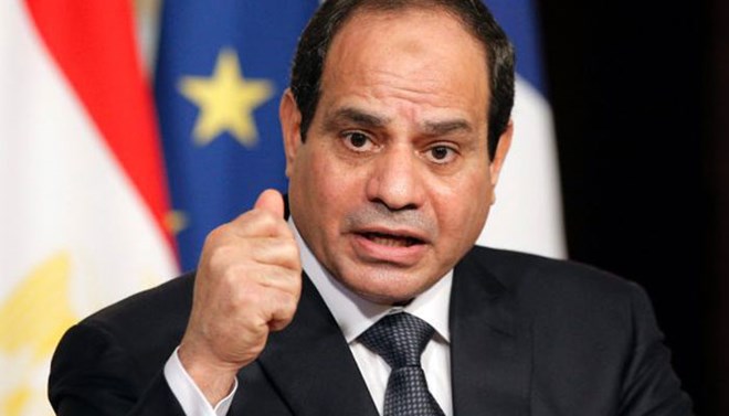 Tổng thống Ai Cập Abdel Fatteh El-Sisi. (Nguồn: india.com)