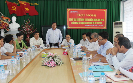 Tập trung chống hạn, bảo đảm nguồn nước cho cây trồng