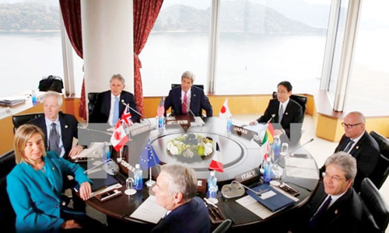 Hội nghị Ngoại trưởng G7 khai mạc với quan ngại về vấn đề Biển Đông