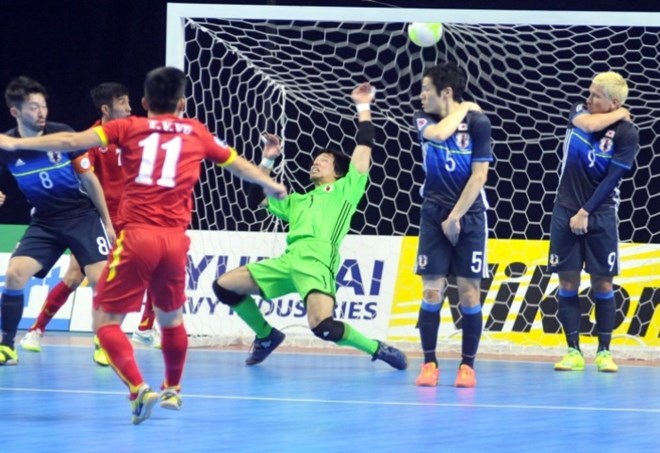 Tuyển Futsal Việt Nam đối đầu Nhật Bản chuẩn bị cho World Cup