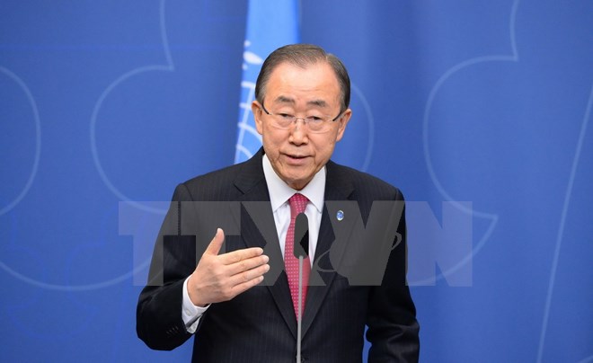 Tổng Thư ký Liên hợp quốc Ban Ki-moon. (Nguồn: AFP/TTXVN)