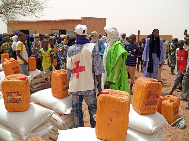 Nhân viên Chữ thập Đỏ tại Mali. (Nguồn: icrc.org)