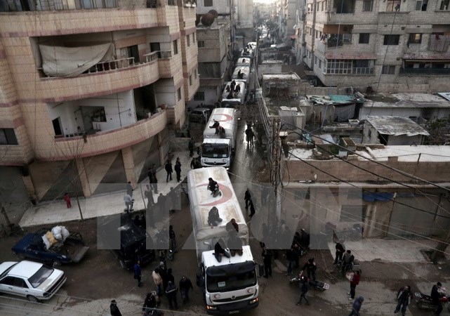 Quốc tế tăng cường các nỗ lực cứu trợ nhân đạo tại Syria