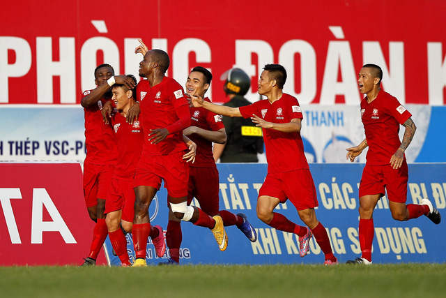 Hải Phòng đã toàn thắng cả 7 trận đấu tại V-League