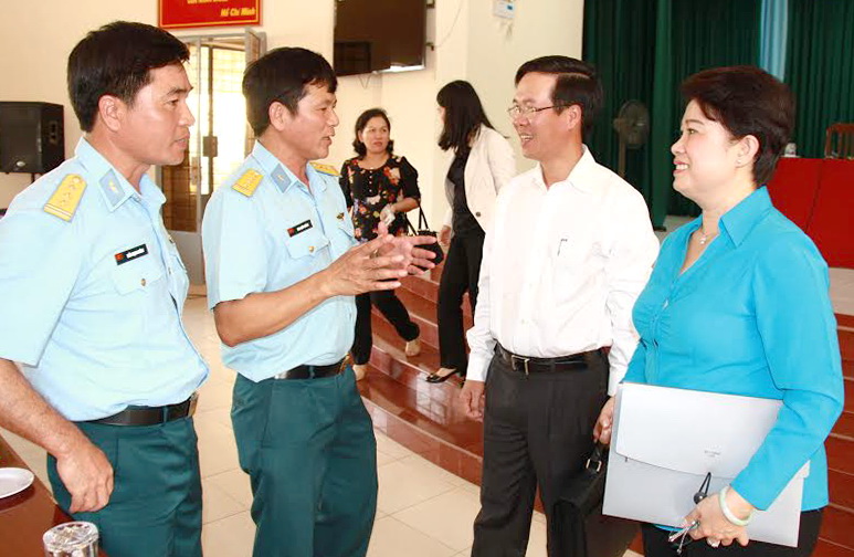 Ứng cử viên đại biểu Quốc hội đơn vị số 1 tiếp xúc cử tri