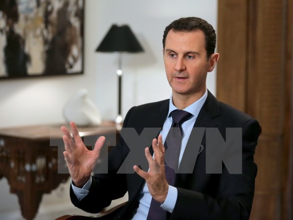 Tổng thống Syria Bashar Al Assad. (Nguồn: AFP/TTXVN)