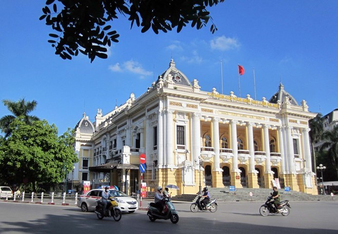 The Hanoi Opera House, located in the heart of the capital, was built by the French colonial administration between 1901 and 1911.