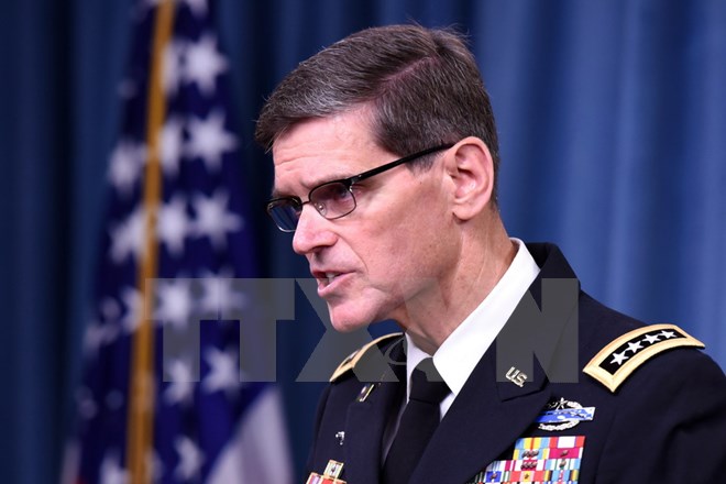 Tướng Joseph Votel . (Ảnh: THX/TTXVN)