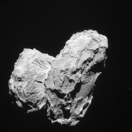  Rosetta's comet is shown in this handout photo taken August 22, 2014 and provided by the European Space Agency, September 28, 2015.