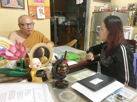 Tấm lòng tốt của nhà sư