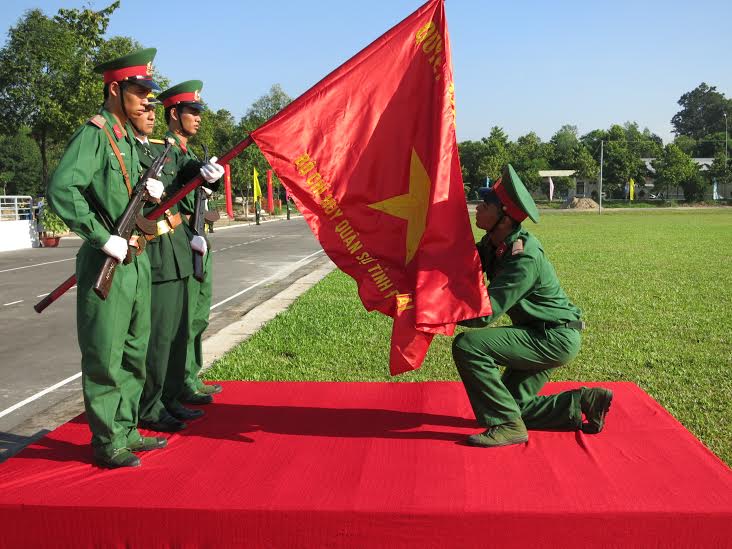 Trung đoàn Đồng Nai tổ chức lễ tuyên thệ chiến sĩ mới