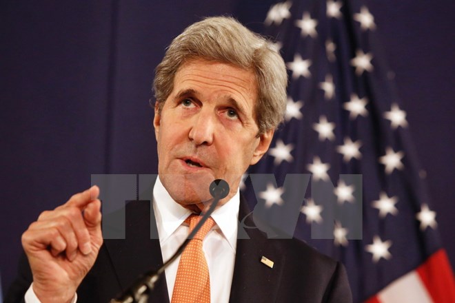 Ngoại trưởng Mỹ John Kerry. (Ảnh: AFP/TTXVN)