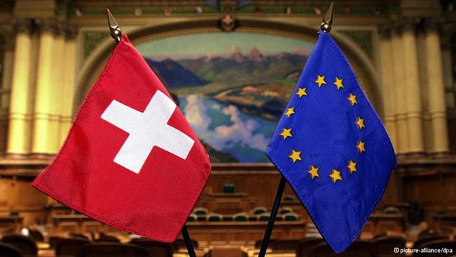 Quốc hội Thụy Sĩ tán thành việc rút đơn xin gia nhập EU