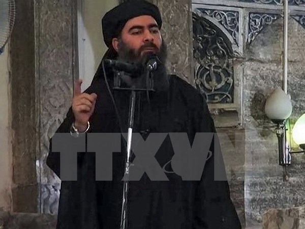 Thủ lĩnh IS Abu Bakr al-Baghdadi. (Nguồn: EPA/TTXVN)