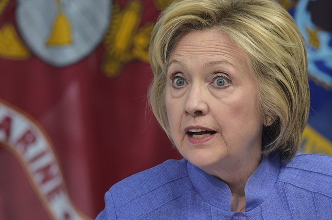  Ứng cử viên Tổng thống Mỹ Hillary Clinton. (Nguồn: AFP)