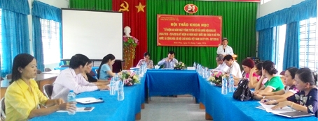 Quang cảnh hội thảo khoa học. Ảnh: P.T.Vân