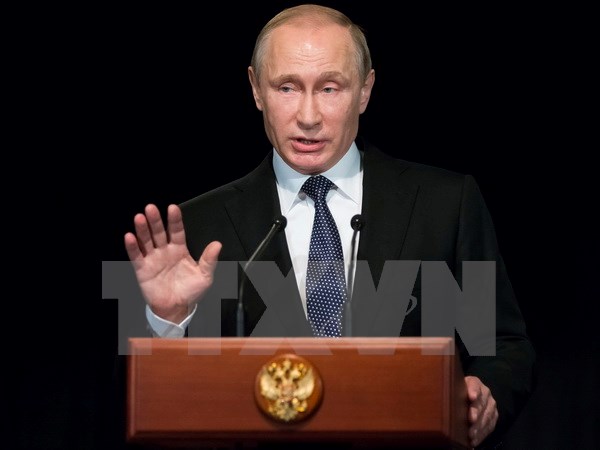 Tổng thống Nga Vladimir Putin. (Nguồn: EPA/TTXVN)