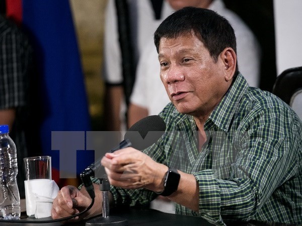 Tân Tổng thống Philippines Rodrigo Duterte. (Nguồn: AFP/TTXVN)