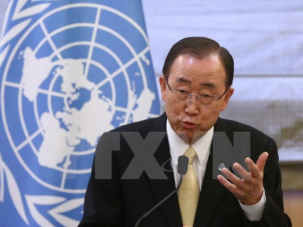 Tổng thư ký Liên hợp quốc Ban Ki-moon. (Ảnh: EPA/TTXVN)