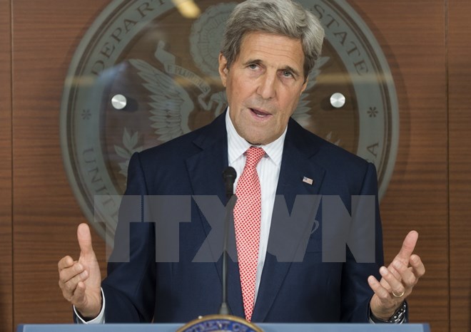 Ngoại trưởng Mỹ John Kerry. (Nguồn: AFP/TTXVN)