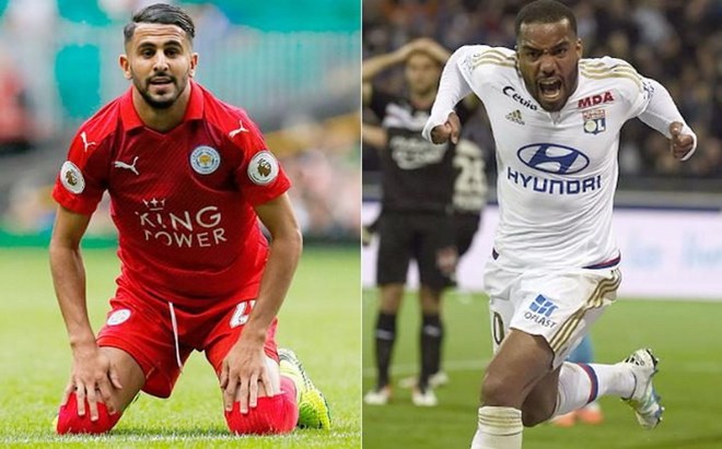 Mahrez, Lacazette - ai mới là người thực sự cần với Arsenal? (Nguồn: telegraph)