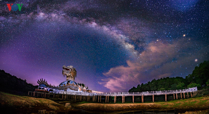 Mysterious beauty of spiral galaxies - night sky wonder in Hue