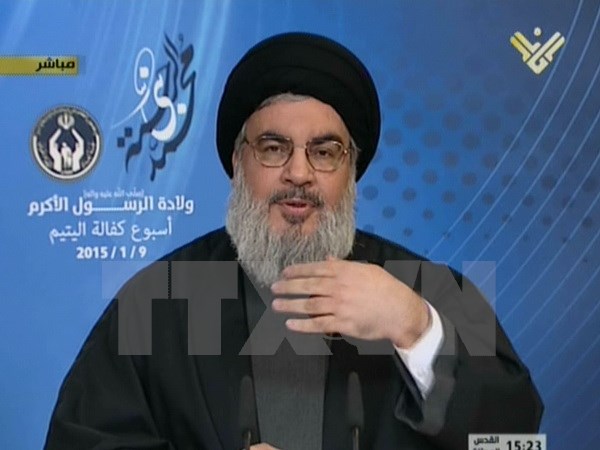 Thủ lĩnh phong trào Hezbollah Hassan Nasrallah. (Ảnh: AFP/TTXVN)