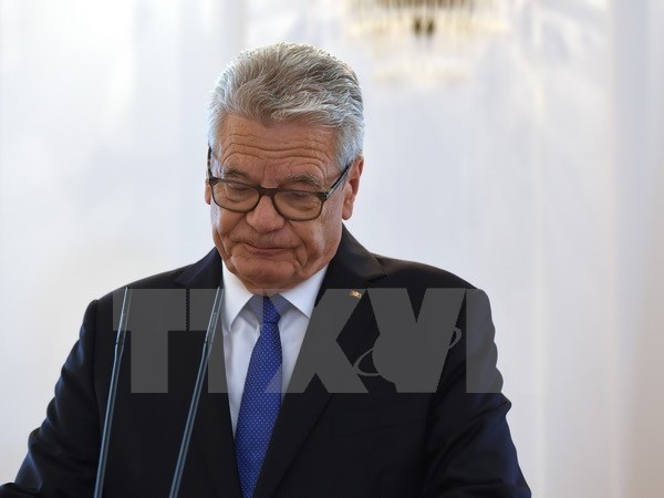 Tổng thống Đức Joachim Gauck. (Nguồn: EPA/TTXVN)