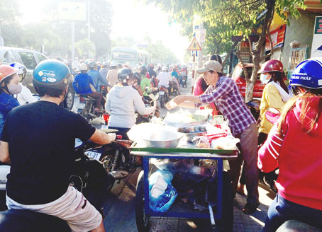 Bữa sáng của công nhân