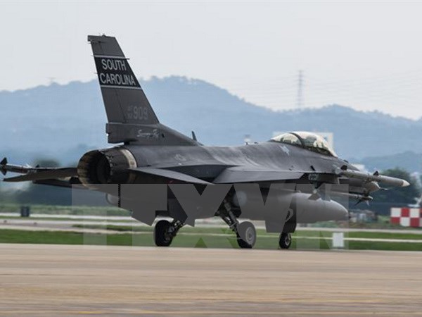 Máy bay F-16 của Mỹ. (Nguồn: US Air Force/TTXVN)