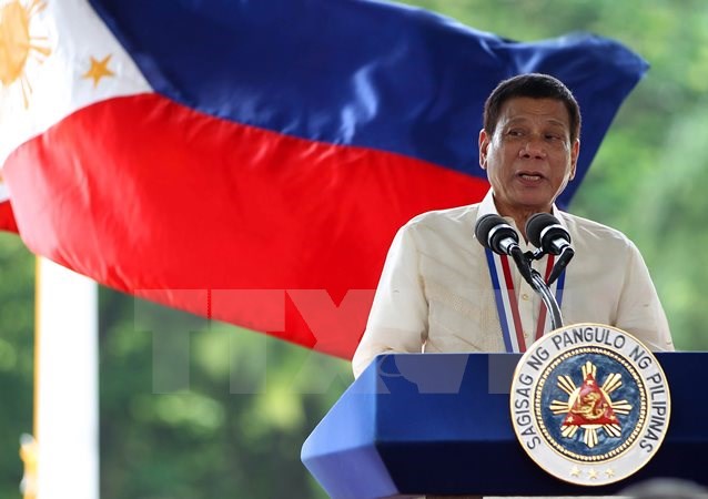 Tổng thống Philippines Rodrigo Duterte. (Nguồn: EPA/TTXVN)